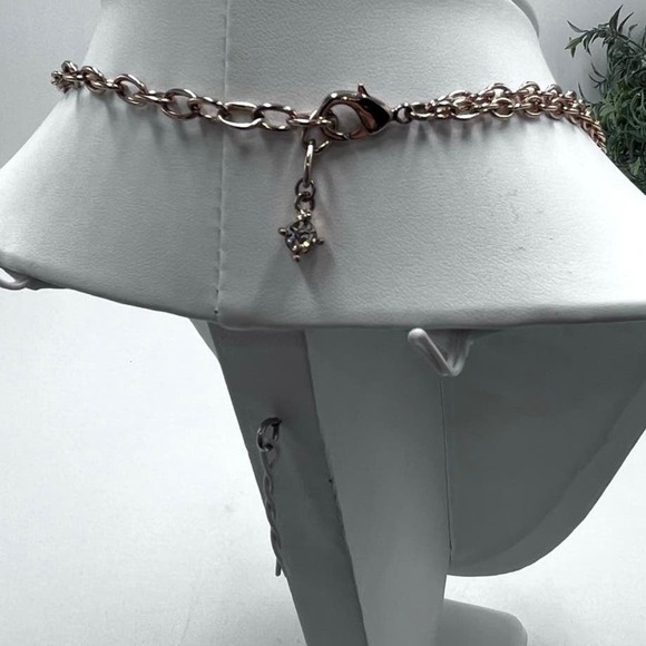 Copper Blue Beach Seashell Starfish Dangle Charms Bib Necklace - Picture 9 of 14